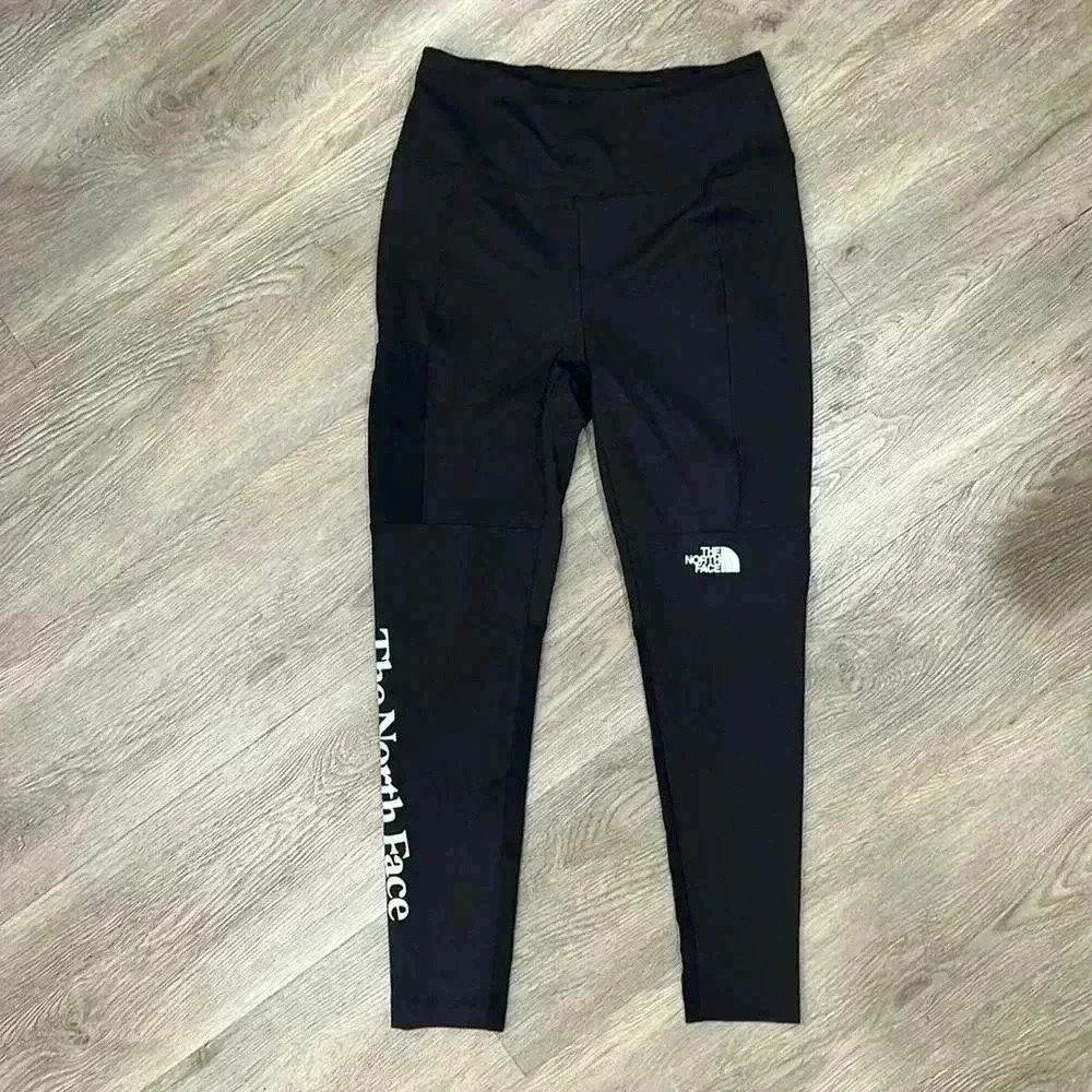 The North Face Girls’ Trailwear Hybrid Leggings, Large (Size 12)